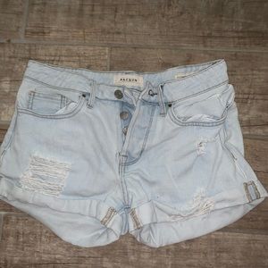 PACSUN High Rise Denim Shorts (barely worn)